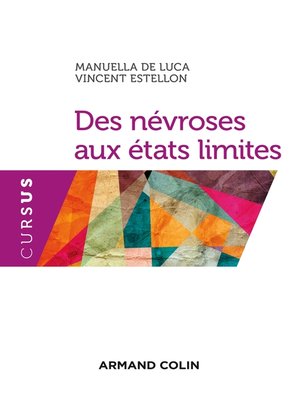 cover image of Des névroses aux états limites